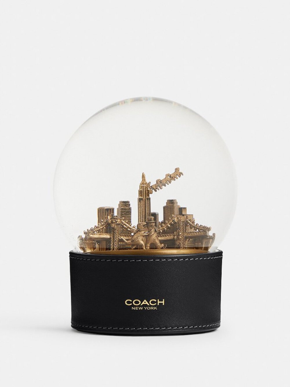 Coach Outlet Snow Globe With Rexy And Snowman